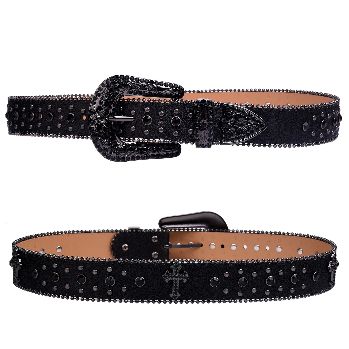 Y2K rhinestone belt
