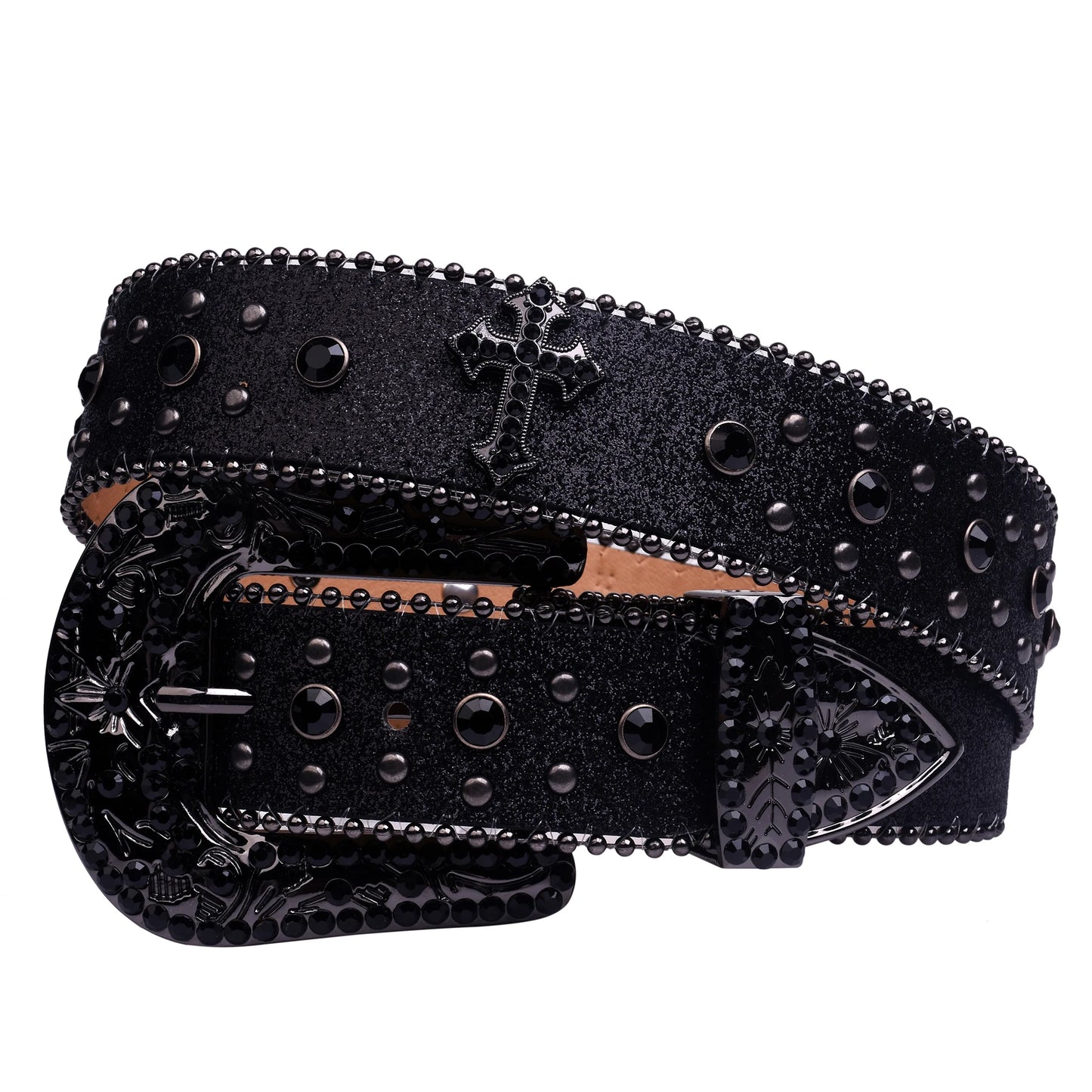 Y2K rhinestone belt