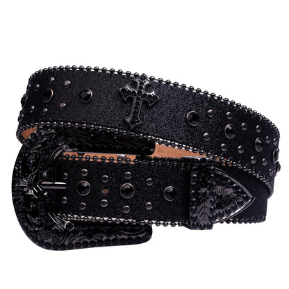 Y2K rhinestone belt