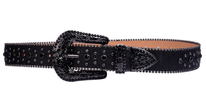 Y2K rhinestone belt