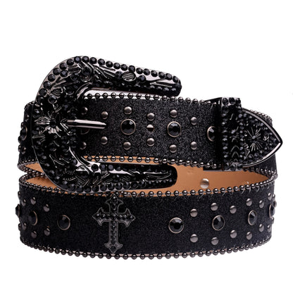 Y2K rhinestone belt