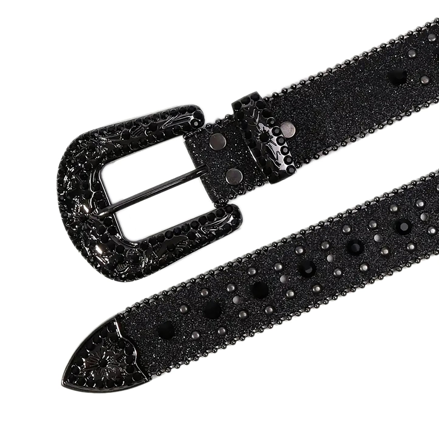 Y2K rhinestone belt