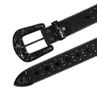 Y2K rhinestone belt